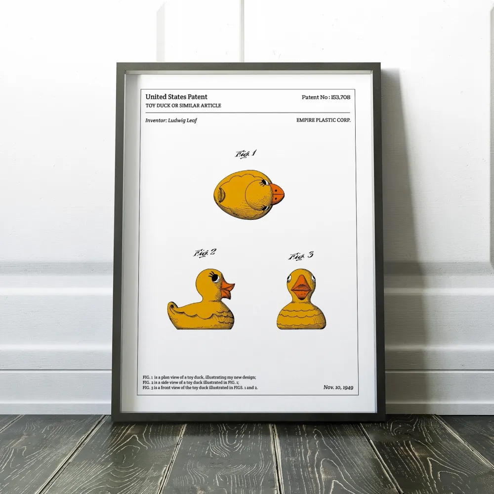 Teknisk plakat Plastic Duck