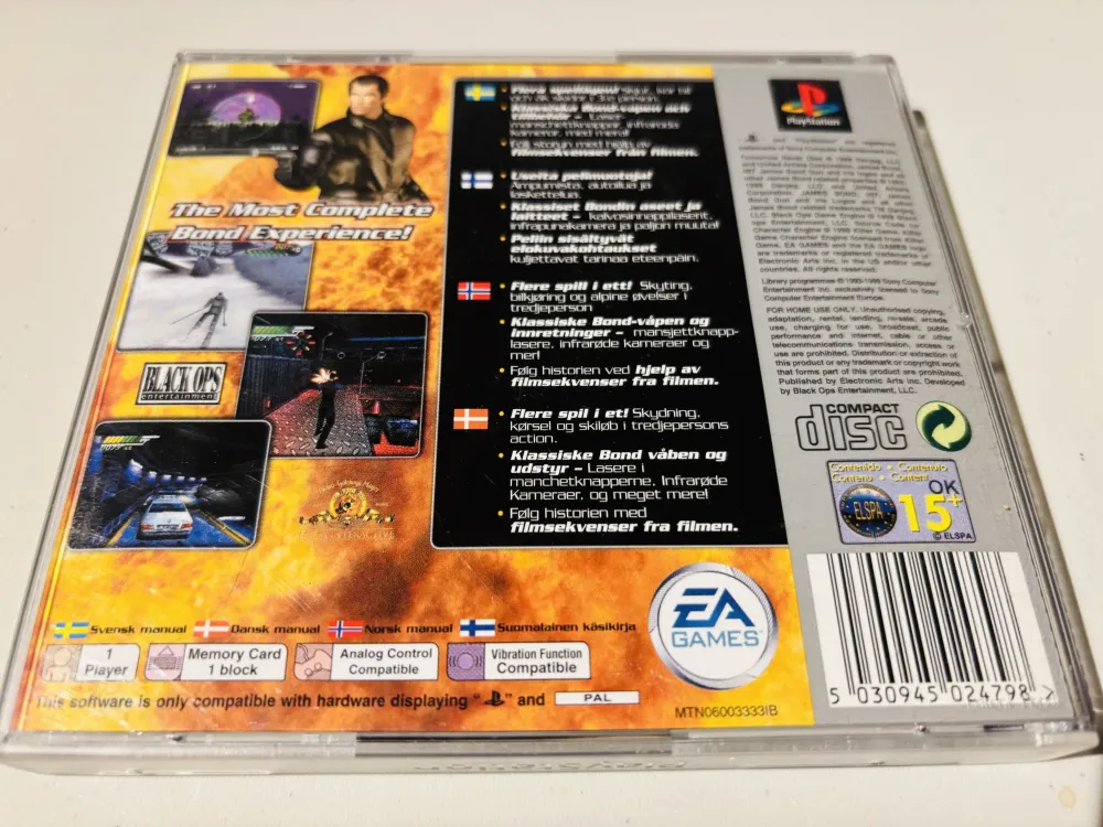 007: Tomorrow Never Dies. PS1.