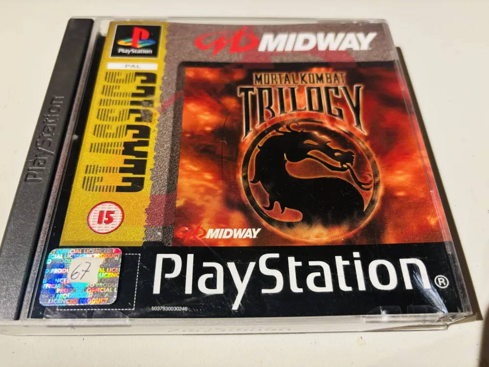 Mortal Kombat Trilogy. PS1.