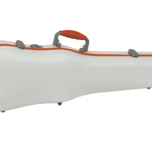PURE GEWA Form shaped violin cases Polycarbonate FUN - 4/4 - 1/2 (White / Blacj)