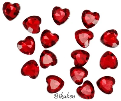 Dress it Up - Facet Cut - Hearts Red