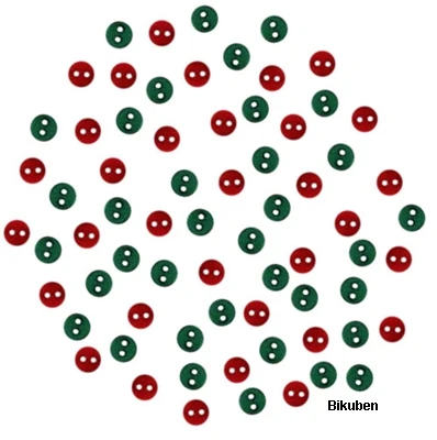 Dress it Up - Micro Mini - Round Red & Green