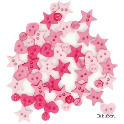 Dress it Up - Micro Mini Shapes Hot Pink
