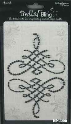 Ruby Rock-it - Bling - Flourish - Black