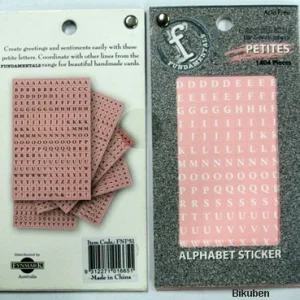 Ruby Rock-it - Petite Alpha Stickers - Pink