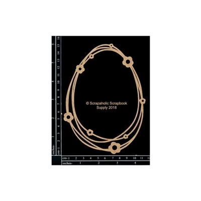 Scrapaholics - Chipboard - Easter String Frame