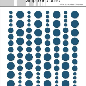 Simple and Basics - Enamel Dots - Jeans blue