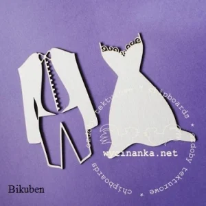 Wycinanka - Chipboard - Dress og kjole