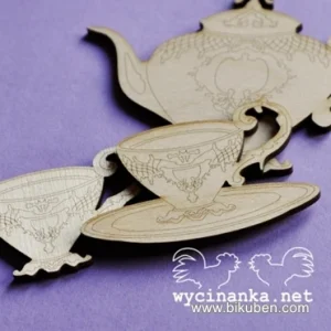 Wycinanka - Plywood - London Fog - Tea Party