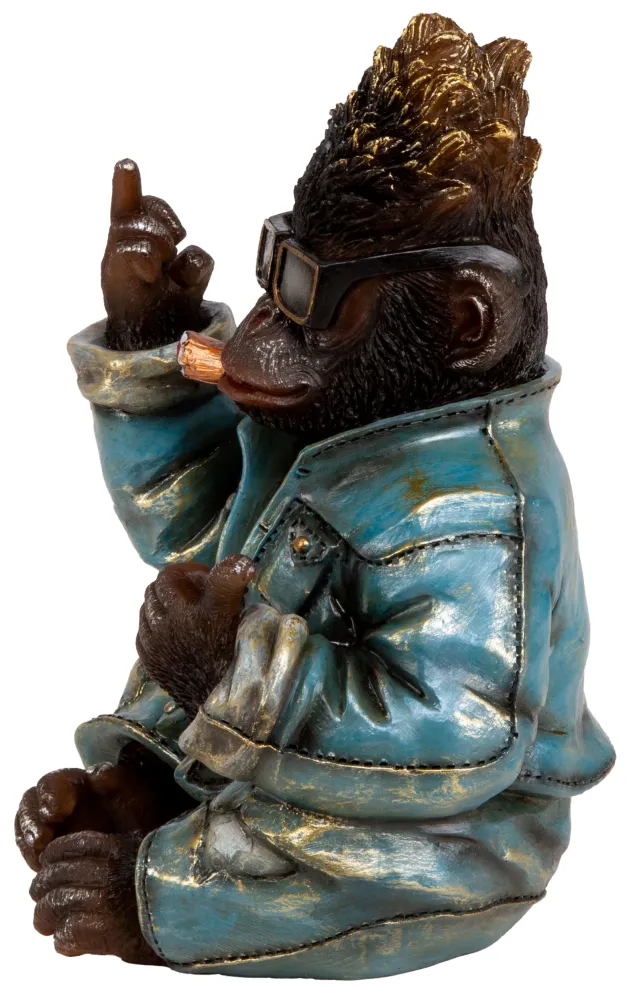 Rockeape figur blå/svart