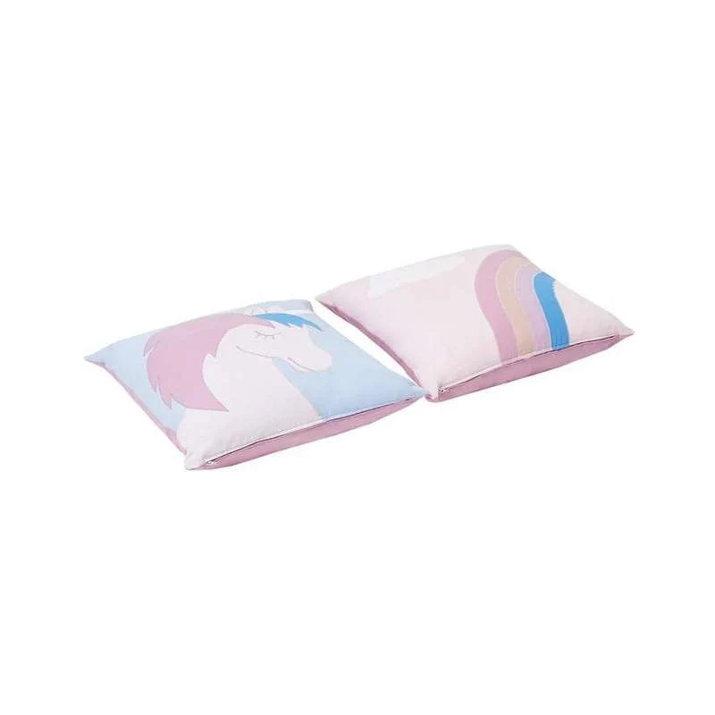 Hoppekids Putesett m. 2 Puter - UNICORN