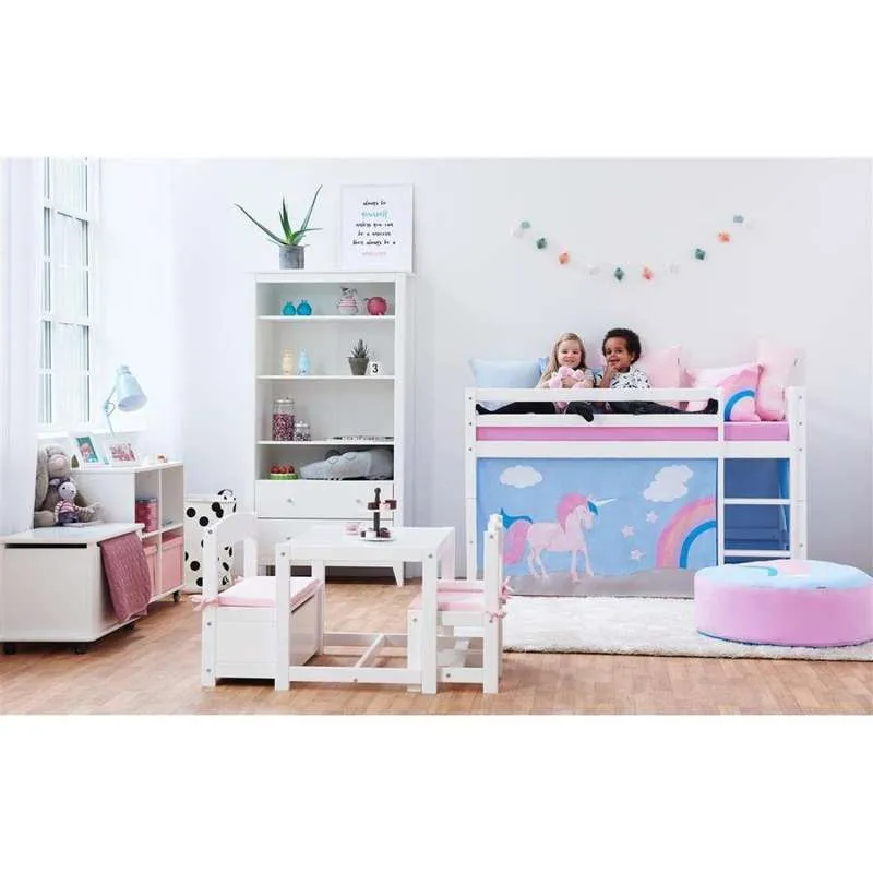 Hoppekids Putesett m. 2 Puter - UNICORN