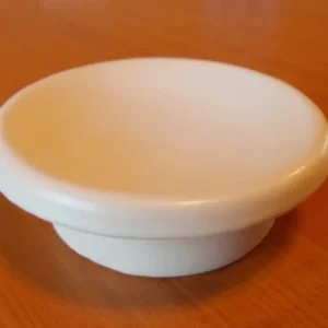 Putz Lid Castle Tile Design Mussel White rundt 13 cm