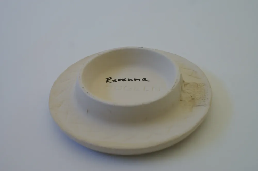Rengjøring av fliser Ravenna beige beige gips lokk flislagt komfyr rundt 15 cm