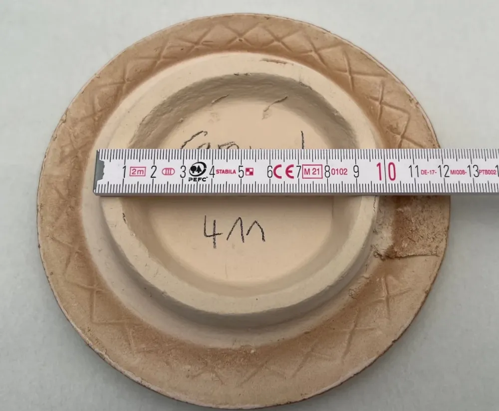Rengjøring av karamell beige beige gips lokk flislagt komfyr rundt 15