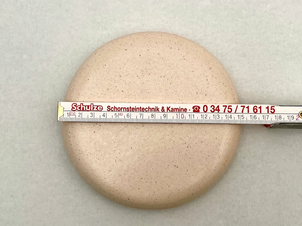 Rengjøringsfliser Elba Beige gips lokk flislagt komfyr rundt 15 cm