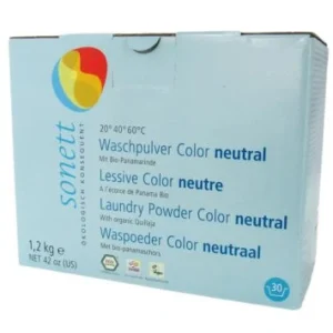 Vaskepulver, sensitiv, 1,2 kg, økologisk, Sonett
