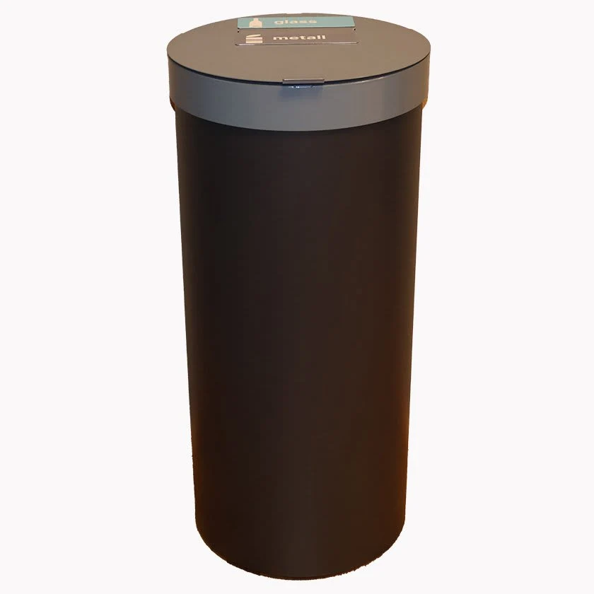HOP Easy 42l glass/metall gråsort