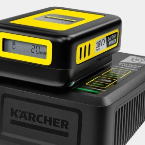 Hurtiglader Kärcher 18V - 2,5Ah batteri