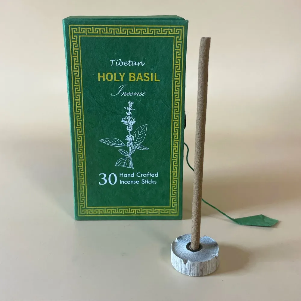 Røkelsesgave Sett Hellig Basilikum Tulsi, 30 Pinner