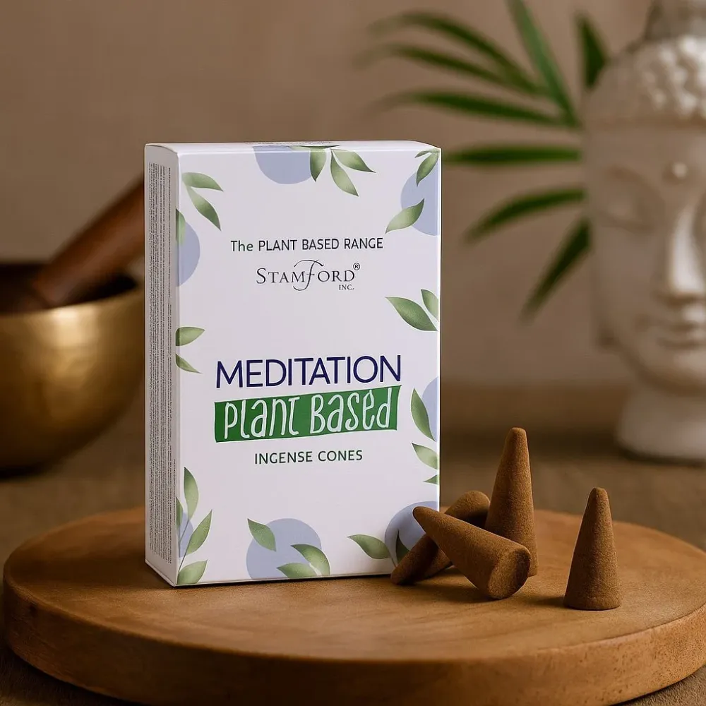 Røkelseskjegler Meditasjon Plantebasert, 12 Pakke Stamford