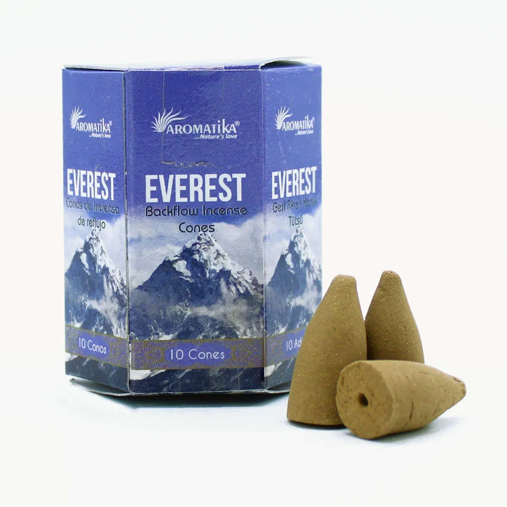 Tilbakestrøms Røkelseskjegler Masala Everest 10 Kjegler Aromatika