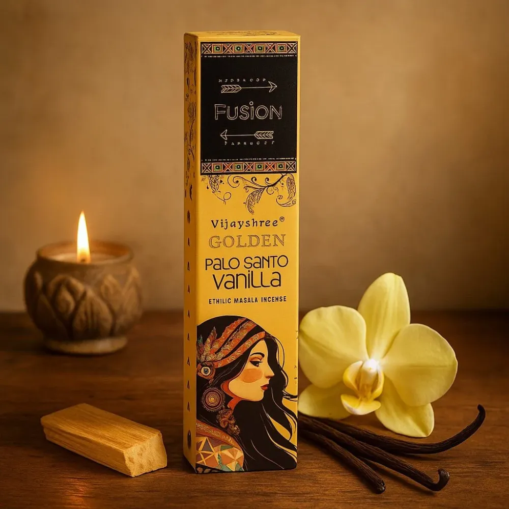 Gylden Palo Santo Vanilje Røkelse, 15g