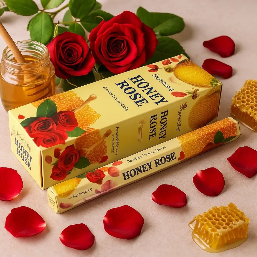 Honey Rose Røkelse Kullfri Hex Aromatika