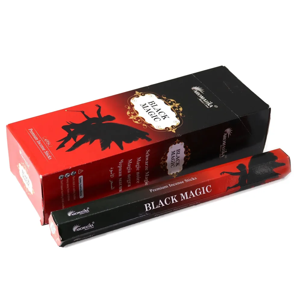 Kullfri Hex Røkelse – Black Magic Aromatika