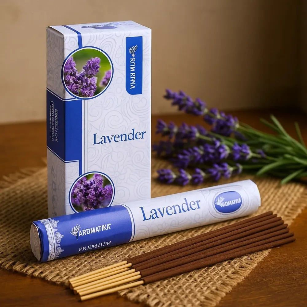 Lavendel Røkelsespinner uten Kull – Aromatika