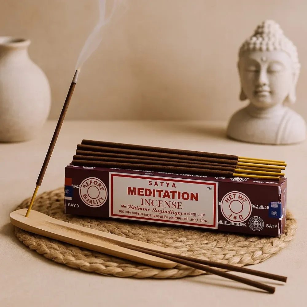 Meditasjon Røkelsespinner 15g Satya