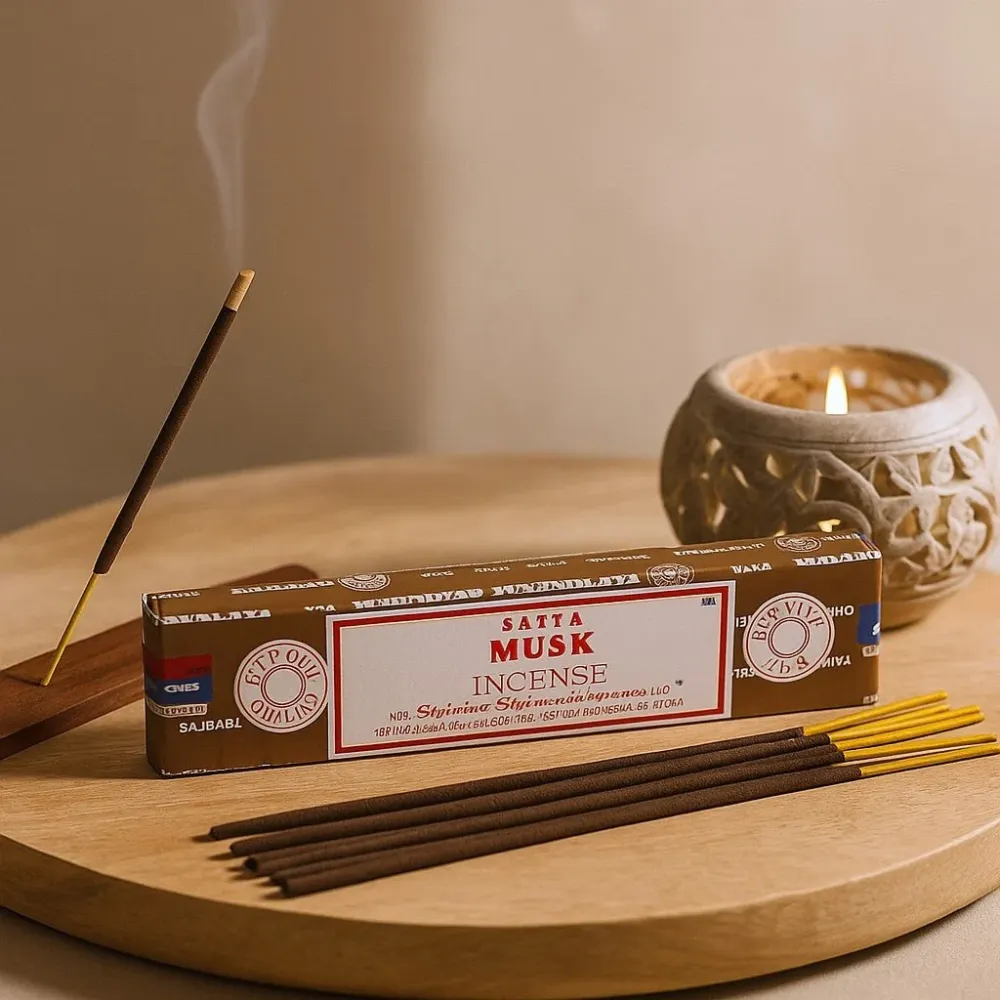 Musk Røkelsespinner 15g – Satya