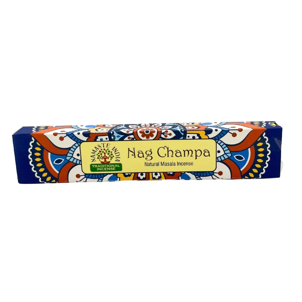 Nag Champa Masala Røkelsespinner Namaste Mandala