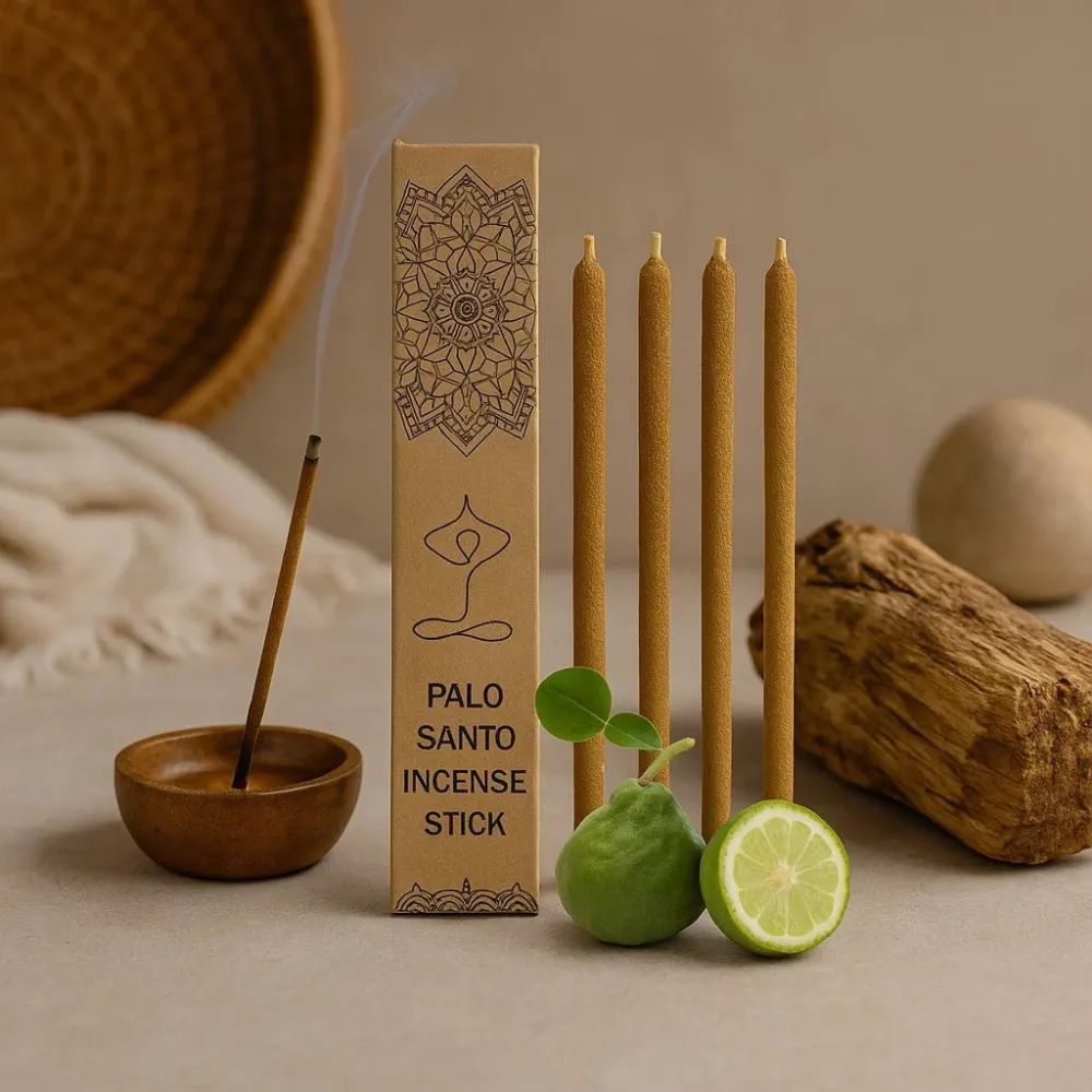 Palo Santo Røkelsespinner Bergamot Store 4 Pinner