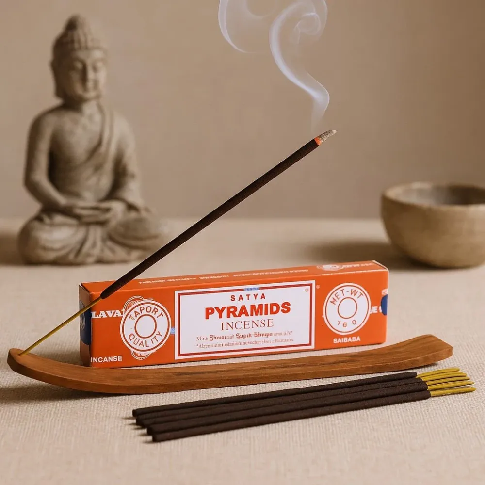Pyramid Røkelsespinner 15g Satya