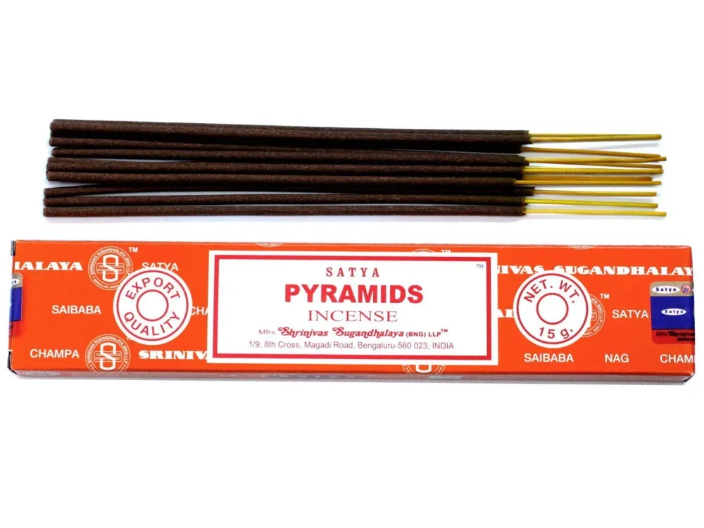 Pyramid Røkelsespinner 15g Satya