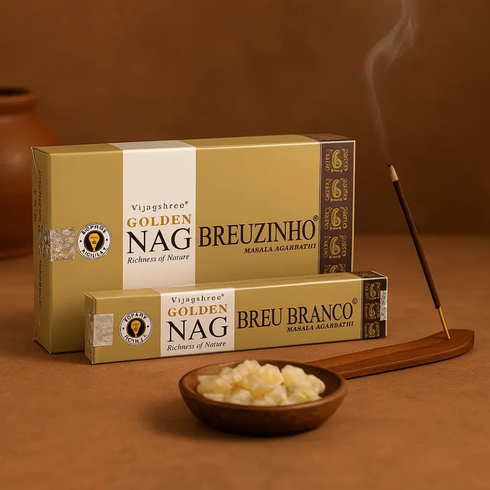 Røkelse Breuzinho 15g Golden Nag