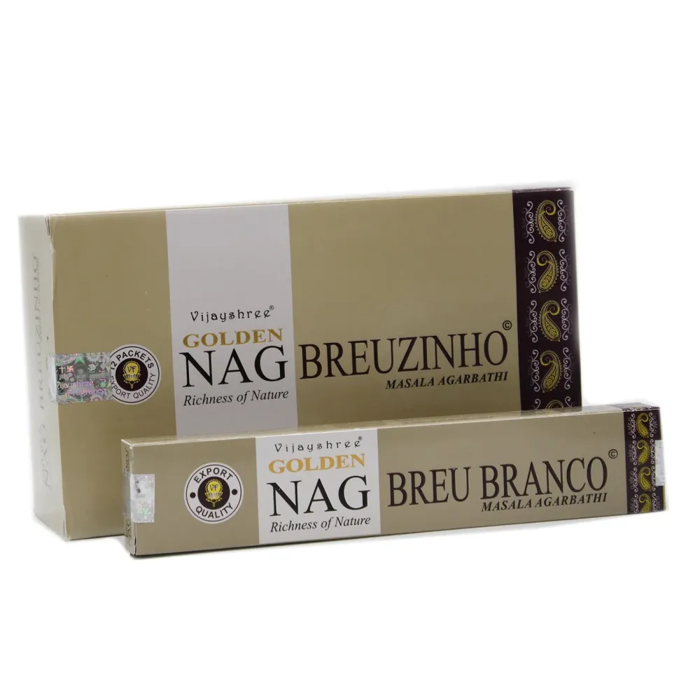 Røkelse Breuzinho 15g Golden Nag