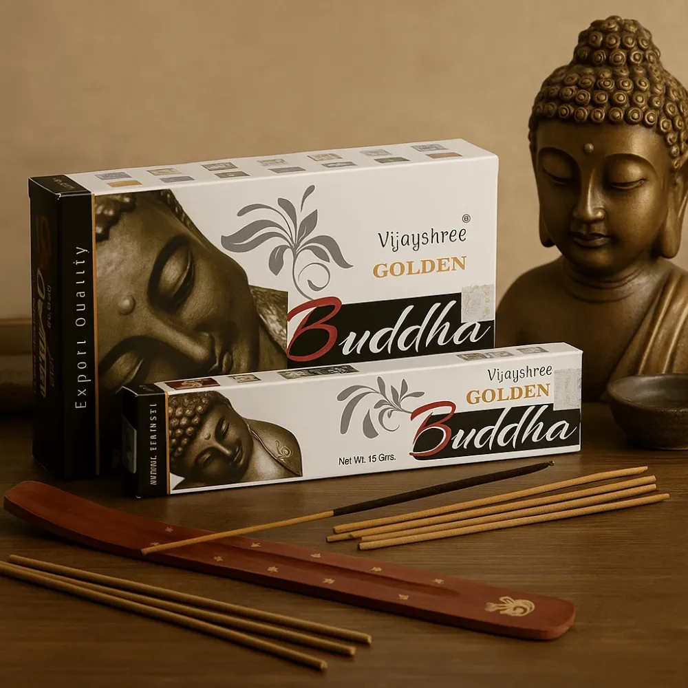 Røkelse Gull Buddha 15g