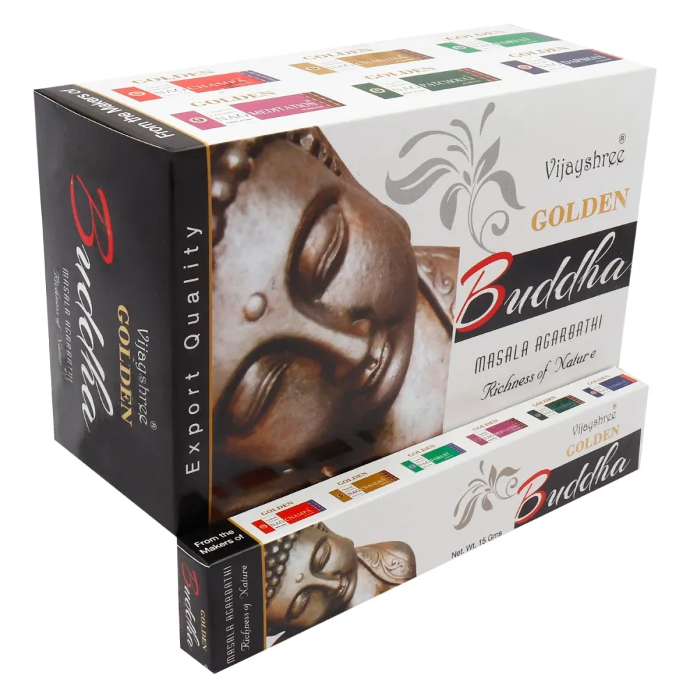 Røkelse Gull Buddha 15g