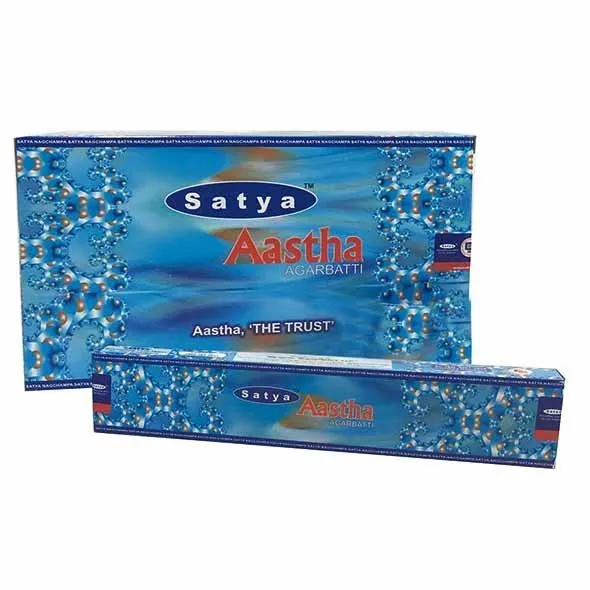 Røkelsespinner Aastha 15g Pakke