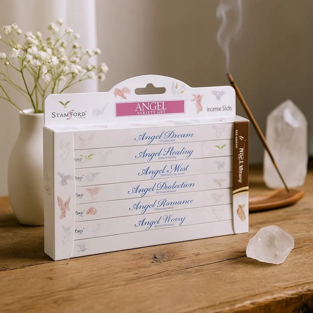 Røkelsespinner Gavesett 6 Pakke Angel Stamford