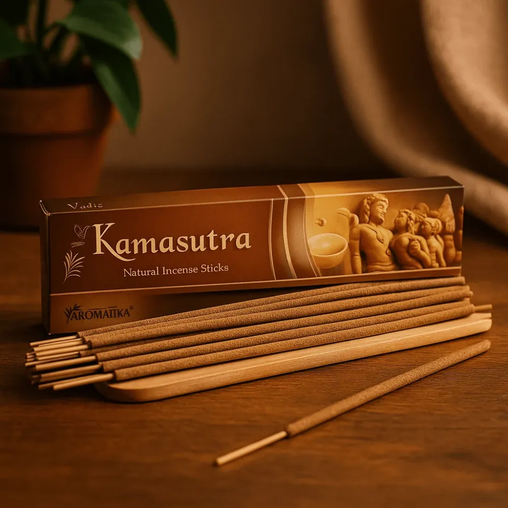 Røkelsespinner Kamasutra Masala Vedic, 12 pinner