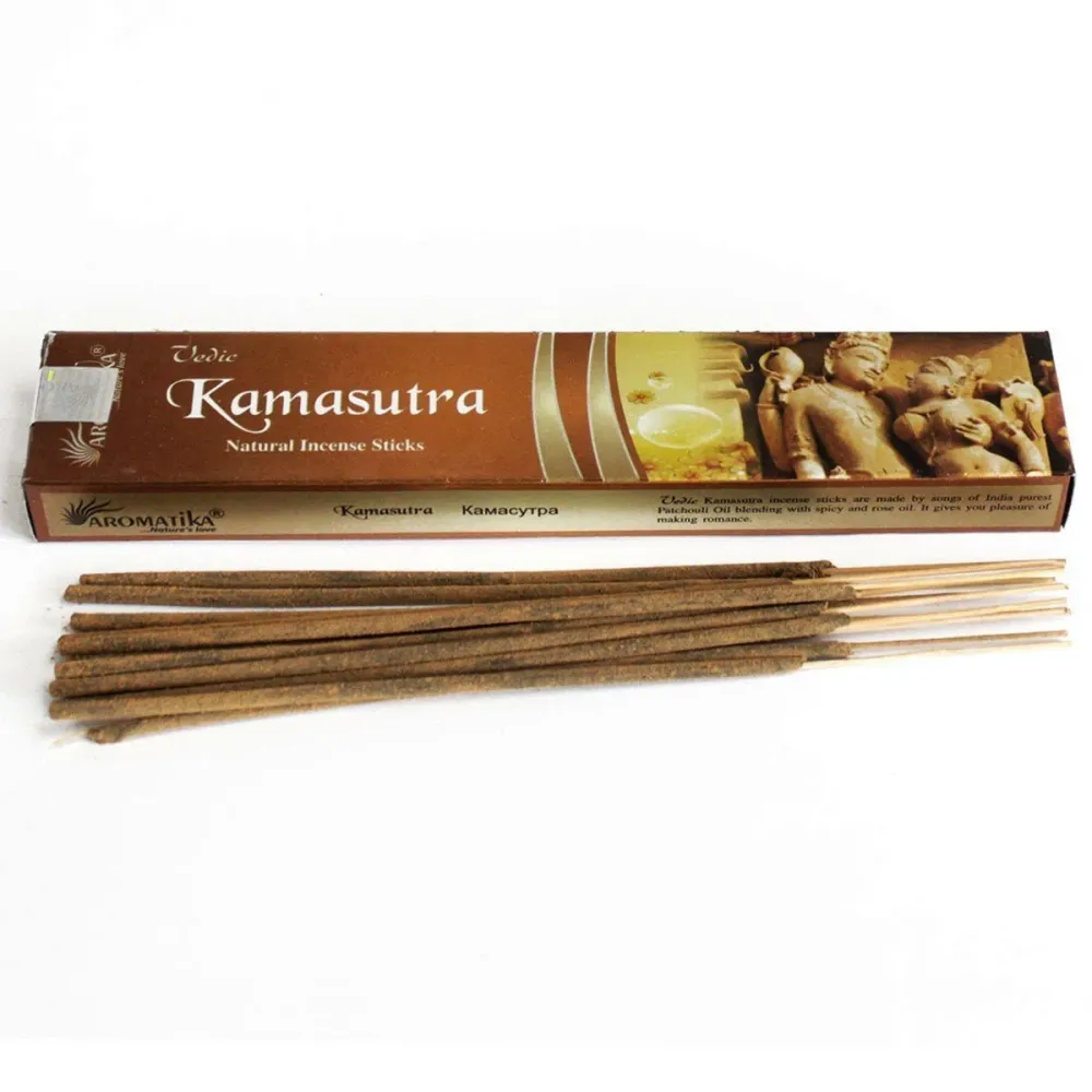 Røkelsespinner Kamasutra Masala Vedic, 12 pinner