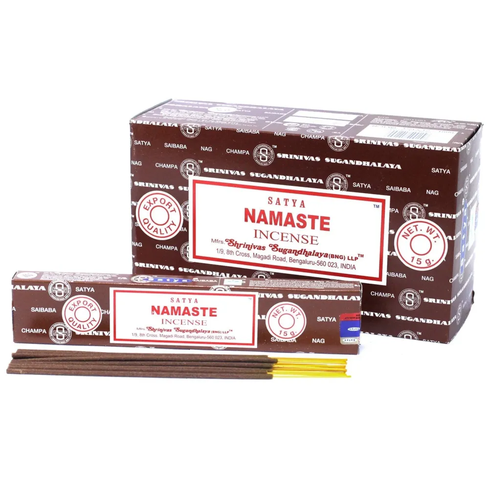 Røkelsespinner Namaste 15g Satya
