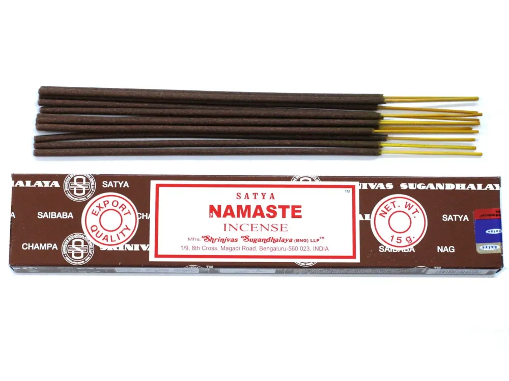 Røkelsespinner Namaste 15g Satya