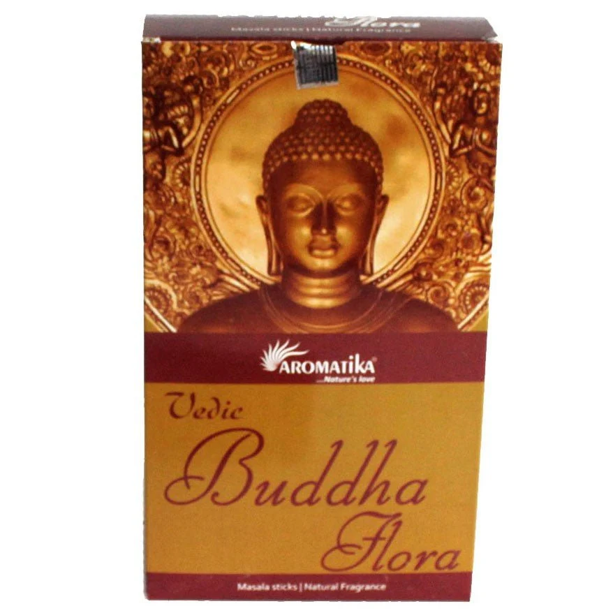 Røkelsespinner Vedic Masala Buddha Flora, 12 pinner