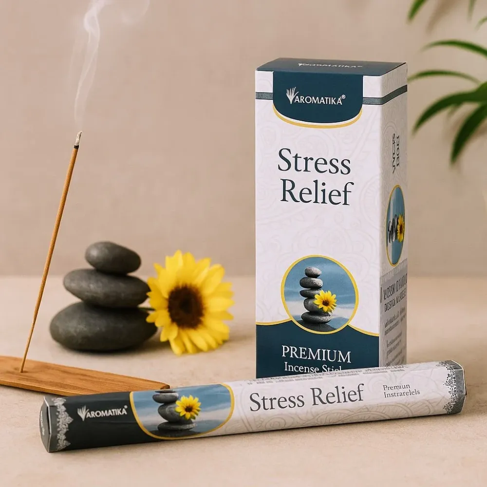 Stressavlastende røkelsespinner uten kull Aromatika