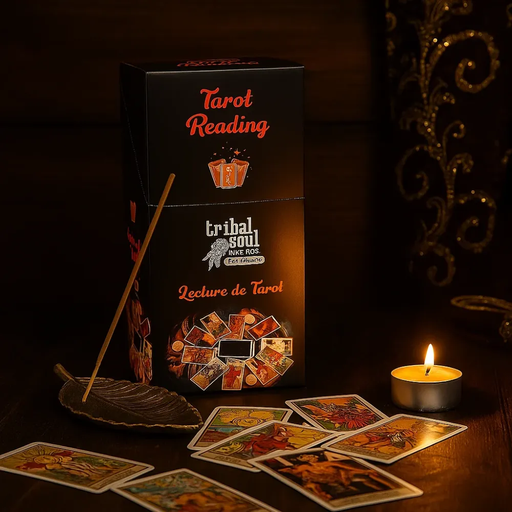 Tarot Røkelsespinner med keramisk brenner, Tribal Soul