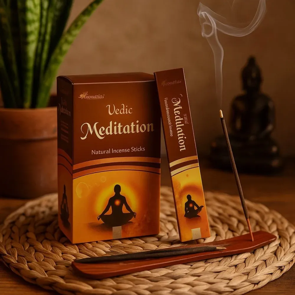 Vedic meditasjon masala røkelsespinner, 12 pinner Aromatika
